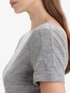 Icebreaker T-shirts Functioneel Shirt Dames Grijs -Icebreaker 03a10b7ba578bbc0f8b70a002ea7fbbd