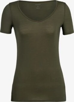 Icebreaker Shirts Functioneel Shirt Siren Dames Kaki