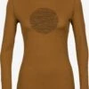 Icebreaker Longsleeves Functioneel Shirt Oasis Dames Lichtbruin