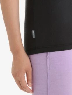 Icebreaker Shirts Functioneel Shirt Dames Zwart -Icebreaker 127a55068adb675896290fa7599c3e1d