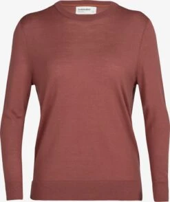 Icebreaker Truien & Sweaters Sporttrui Wilcox Dames Bourgogne