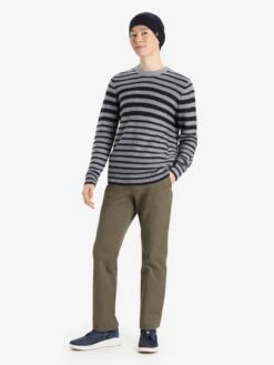 Icebreaker Truien & Sweaters Sporttrui Waypoint Heren Grijs / Zwart -Icebreaker 169fe965c671d4a7963b33b8f4176567