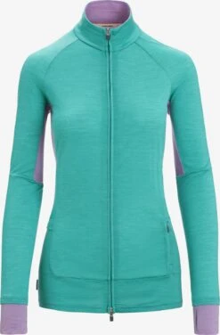 Icebreaker Truien & Sweaters Sportief Sweatvest ZoneKnit Dames Lila