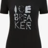 Icebreaker Shirts Functioneel Shirt Dames Zwart -Icebreaker 2bba0b6c21220a788f09432bde8b3e2b