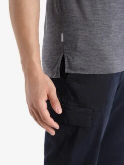 Icebreaker T-shirts Functioneel Shirt Sphere II Heren Grijs -Icebreaker 2d127d9ac1bb330423a894f85361291e