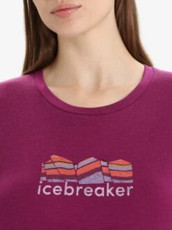 Icebreaker Shirts Functioneel Shirt Dames Pastellila -Icebreaker 56f5b9ec4ac12753422d5f1c69f08dca