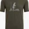 Icebreaker T-shirts Functioneel Shirt Heren Donkergroen -Icebreaker 5b75c12a8640fb0dbea93c88b45df91e