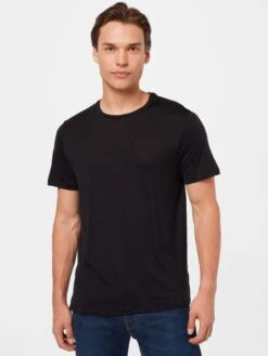 Icebreaker T-shirts Functioneel Shirt Sphere II Heren Zwart -Icebreaker 5f576b7f77d4db20cd8bcfd26a004b20