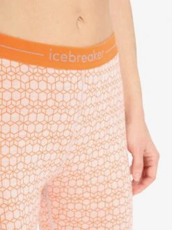 Icebreaker Broeken Skinny Sportbroek Vertex Leggings Alpine Geo Dames Wit -Icebreaker 6c598cce1e3e17e218e1d95010b04751