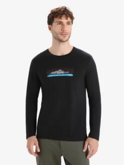 Icebreaker Functionele Shirts Functioneel Shirt Heren Zwart -Icebreaker 74f4b648e18536a195f08de8917a982b