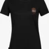 Icebreaker T-shirts Functioneel Shirt W Tech Lite II SS Tee Natural Alps Dames Zwart -Icebreaker 8478fdcdbc0a05ce30d0ec755331e8f9