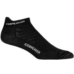 ICEBREAKER MERINO M RUN+ ULTRALIGHT MICRO BLACK/SNOW 23