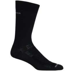 ICEBREAKER MERINO M HIKE LINER CREW BLACK 23