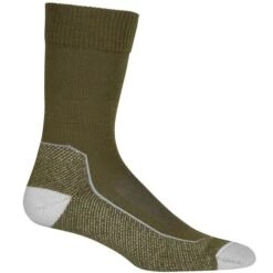 ICEBREAKER M HIKE+ LIGHT CREW LODEN/BLIZZARD HTHR/SNOW 22