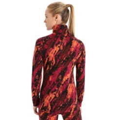 ICEBREAKER 250 VERTEX LS HALF ZIP SEDIMENTARY W CHERRY/FLS 23 -Icebreaker 9 116697 250 vertex ls half zip w cherry fls ib0a56ia 674 03