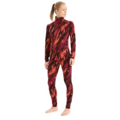 ICEBREAKER 250 VERTEX LS HALF ZIP SEDIMENTARY W CHERRY/FLS 23 -Icebreaker 9 116697 250 vertex ls half zip w cherry fls ib0a56ia 674 04