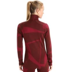 ICEBREAKER 250 VERTEX LS 1/2 ZIP LANDSCAP W ESPRESSO 23 -Icebreaker 9 116707 250 ls 1 2 zip landscap w espresso ib0a59kk 677 03