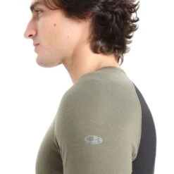 ICEBREAKER 260 ZONE LS CREWE M LODEN/BLACK 23 -Icebreaker 9 116738 260 zone ls crewe m loden black ib104360 083 04