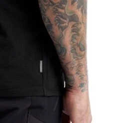 ICEBREAKER M TECH LITE II SS TEE MOUNTAIN MANTRA BLACK 22 -Icebreaker 9 116887 m tech lite ii ss tee mountain mantra black ib0a56cs0011 06