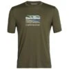 ICEBREAKER M TECH LITE II SS TEE TRAILHEAD LODEN 22 -Icebreaker 9 116924 m tech lite ii ss tee trailhead loden ib0a56cn0691 01