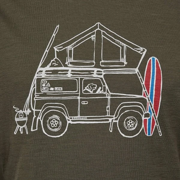 ICEBREAKER M TECH LITE II SS TEE SURFSPOT CAMPER LODEN 22 5 ICEBREAKER M TECH LITE II SS TEE SURFSPOT CAMPER LODEN 22 - Afbeelding 3