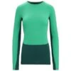 ICEBREAKER MERINO W ZONEKNIT 200 LS CREWE FRESH/GREEN GLORY/CB 23 -Icebreaker 9 124891 w zoneknit 200 ls crewe fresh green glory cb ib0a56hd839 01
