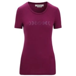 ICEBREAKER MERINO W TECH LITE II SS TEE MOON PHASE GO BERRY 23
