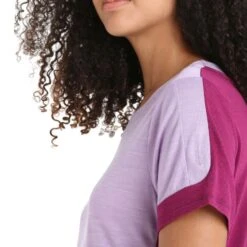 ICEBREAKER MERINO W ZONEKNIT SS TEE PURPLE GAZE/GO BERRY/CB 23 -Icebreaker 9 124942 ib0a56ou823 06