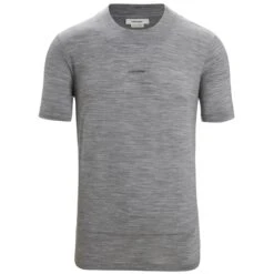 ICEBREAKER MERINO M ZONEKNIT SS TEE METRO HTHR 23
