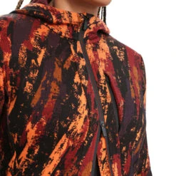 ICEBREAKER W QUANTUM III LS ZIP HOODIE SEDIMENTARY CHERRY/FLASH/BLACK/AOP 23 -Icebreaker 9 128541 ib0a56gc555 04