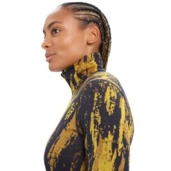 ICEBREAKER W 250 VERTEX LS HALF ZIP SEDIMENTARY SILENT GOLD/CLVE/MDNNVY 23 -Icebreaker 9 128545 ib0a56ia675 04