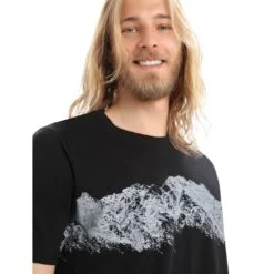 ICEBREAKER M TECH LITE II SS TEE REMARKABLE RANGE BLACK 23 -Icebreaker 9 128555 ib0a56ij001 04
