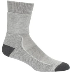 ICEBREAKER MERINO W HIKE+ MEDIUM CREW BLIZZARD HTHR 23