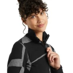 ICEBREAKER W 250 VERTEX LS HALF ZIP LANDSCAPES BLACK/J 23 12 ICEBREAKER W 250 VERTEX LS HALF ZIP LANDSCAPES BLACK/J 23 -Icebreaker 9 95615 w 250 vertex ls half zip landscapes black j ib0a59kk120 05