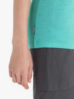 Icebreaker T-shirts Functioneel Shirt Tech Lite II Dames Blauw -Icebreaker 90a7113c0282791eab565b683f9e770c