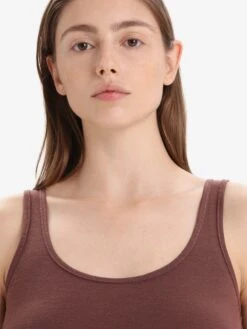 Icebreaker Tops Sporttop Siren Dames Bruin -Icebreaker 917b35e3748a49cd6123740201c4dd7f