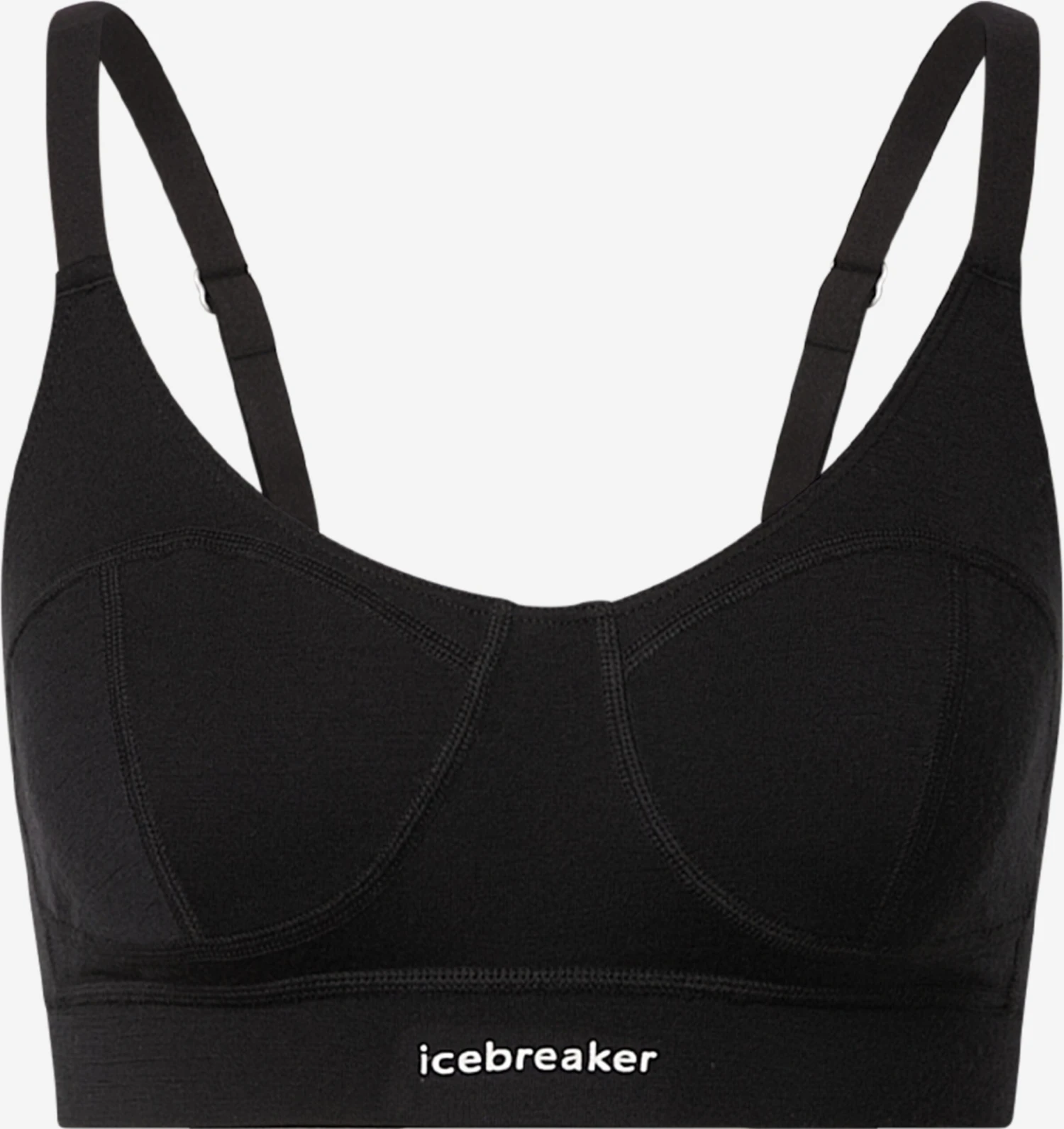 Icebreaker Ondergoed Bustier Sport Bh Queens Dames Zwart 3 Icebreaker Ondergoed Bustier Sport Bh Queens Dames Zwart