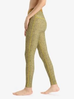 Icebreaker Broeken Skinny Sportbroek Oasis Dames Geel -Icebreaker bcbcf449b8ca309a24f1a7e73a464a9d
