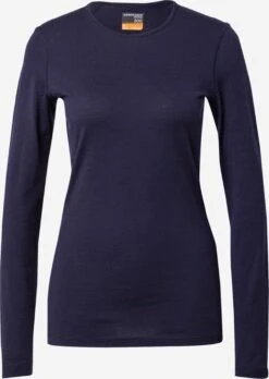 Icebreaker Shirts Functioneel Shirt Oasis Dames Navy