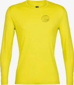 Icebreaker Functionele Shirts Functioneel Shirt Heren Geel