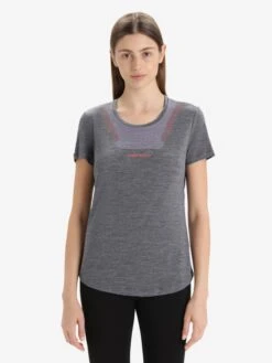 Icebreaker Shirts Functioneel Shirt Sphere II Dames Donkerblauw -Icebreaker e31136db03f5bb87a3a43ed1db47d424