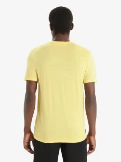 Icebreaker Functionele Shirts Functioneel Shirt Heren Geel -Icebreaker e6264bae8d85b27ccf9f694ac71830f2