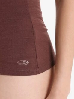 Icebreaker Tops Sporttop Siren Dames Bruin -Icebreaker e8ad6098a596e56d864297c47a1ae50a