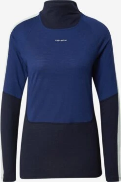 Icebreaker Shirts Functioneel Shirt Sone Dames Ultramarine Blauw / Donkerblauw