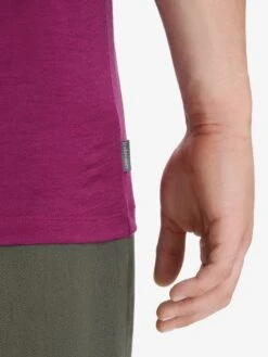 Icebreaker T-shirts Functioneel Shirt Heren Lila -Icebreaker fc9f5bf21258e9ae71a3f12757854460