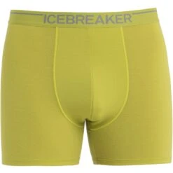 Icebreaker Anatomica Boxershort Heren - Bio Lime