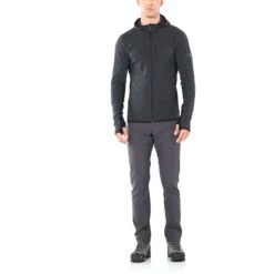 Icebreaker Descender Fleece Jas Met Capuchon Heren - Jet Hthr/Black 13 Icebreaker Descender Fleece Jas Met Capuchon Heren - Jet Hthr/Black -Icebreaker icebreaker mens descender zip hood long sleeve midlayer jet hthr black 6 1038764