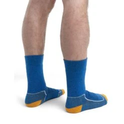 Icebreaker Hike+ Heavy Crew Sokken Heren - Lazurite/Snow -Icebreaker icebreaker mens hike plus heavy crew socks lazurite snow model 2 1498733