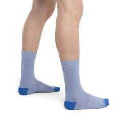 Icebreaker Lifestyle Fine Gauge Crew Sokken Heren - Kyanite/Lazurite -Icebreaker icebreaker mens lifestyle fine gauge crew socks kyanite lazurite model 2 1498768