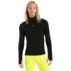 Icebreaker MerinoFine™ Colshirt Heren - Zwart -Icebreaker icebreaker mens merinofine long sleeve roll neck black 2 1263582